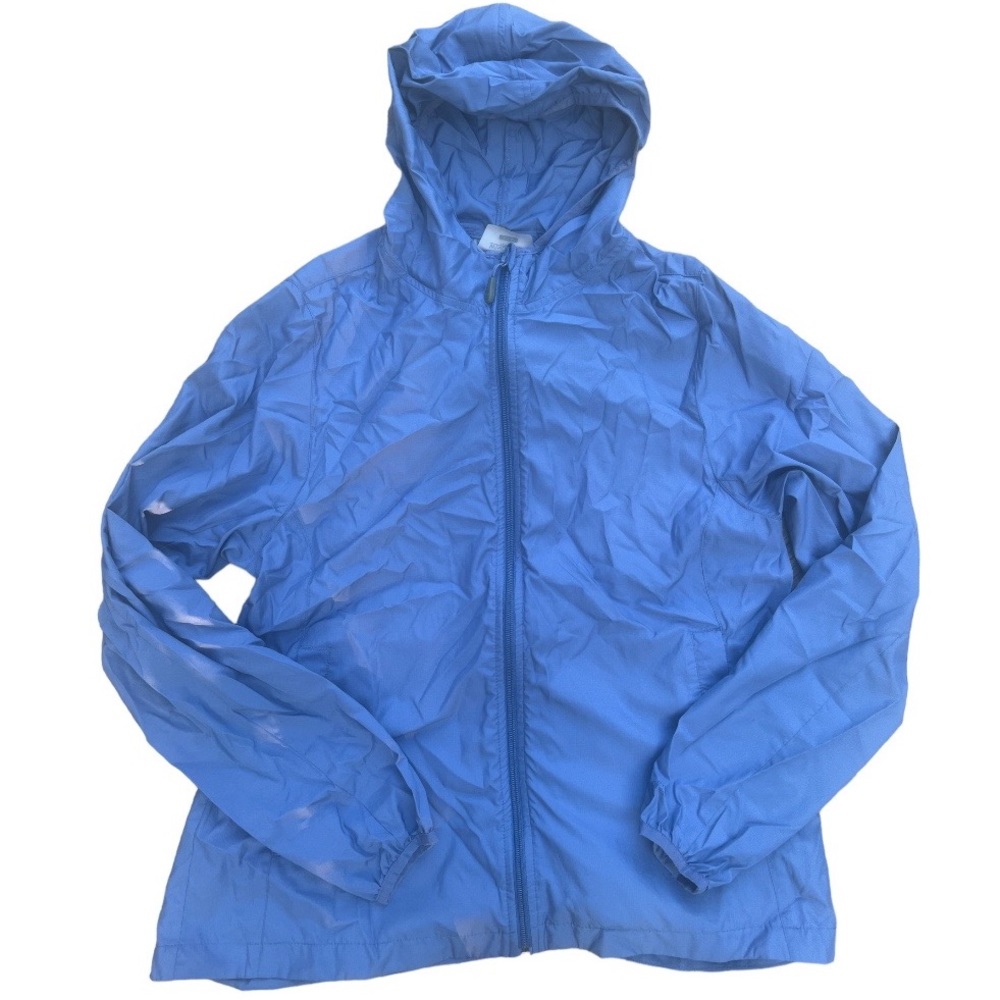 WIND-RIVER Outfitting Co. Packable Travel Blue windbreaker Jacket Women’s Large